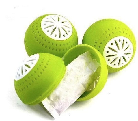 Set 3 bile de frigider pentru improspatarea aerului si pastrarea prospetimii