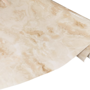 Set 3 folii imitatie marmura autoadeziva bej 60 x 200 cm