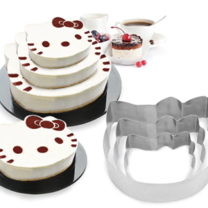 Set 3 forme pentru tort model Hello Kitty