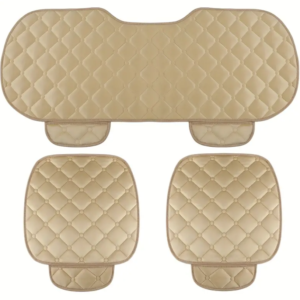 Set 3 huse scaun auto pentru sezut BEJ