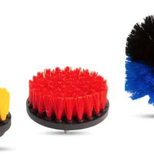 Set 3 perii curatare interior/exterior auto pentru bormasina