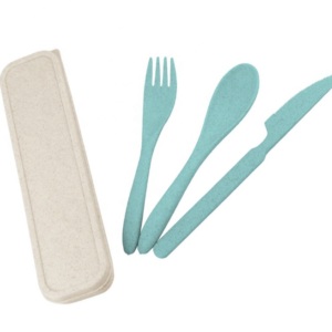 Set 3 tacamuri ecologice Albastru