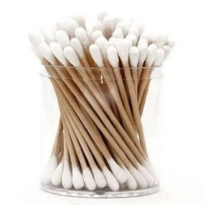 Set 3 x Cutii Betisoare cosmetice din bambus si bumbac