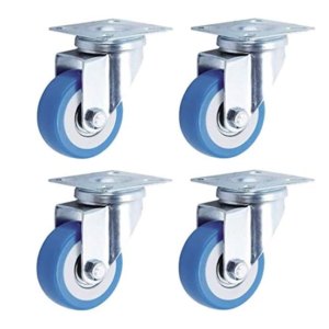 Set 4 Roti 40mm ALBASTRE Pivotante ROTILE culoarea ALBASTRU