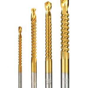 Set 4 burghie frezare TITAN HSS