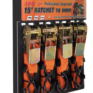 Set 4 chingi ancorare cu clichet 1" x 3 m max 100 kg