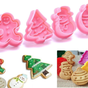 Set 4 forme pentru biscuiti model CRACIUN