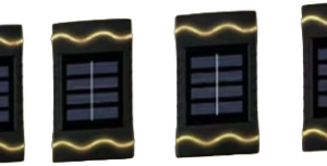 Set 4 lampi solare decorative de perete 4Led