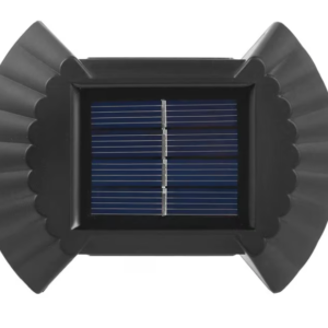Set 4 lampi solare exterioare pentru perete iluminare sus/jos 8 LED