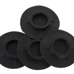 UB Set 4 picioruse pentru masina de spalat NEGRE