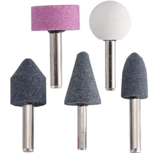 Set 5 freze pentru slefuire profesionale cu piatra tip pila ZP 0004