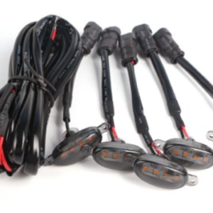 Set 5 lumini x 4 Leduri Grila Auto lumin aGalbena