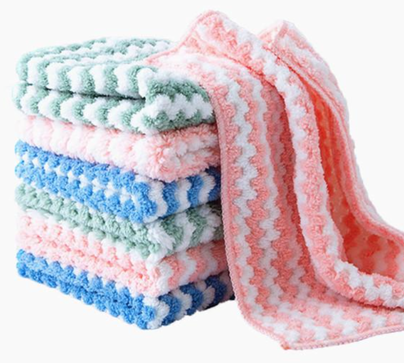 Set 5 prosoape de bucatarie 30 x 30 cm microfibra