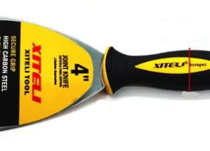 Set 6 Spaclu cu maner cauciuc 4"