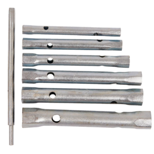 Set 6 chei tubulare duble tija operare 9 - 17 mm