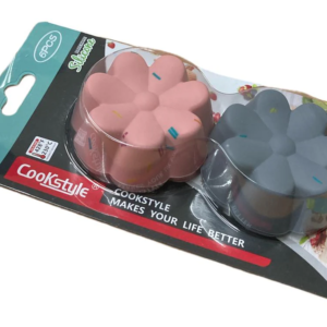 Set 6 forme din siliconin forma de floare pentru briose