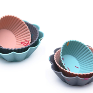 Set 6 forme silicon pentru briose modele diferite