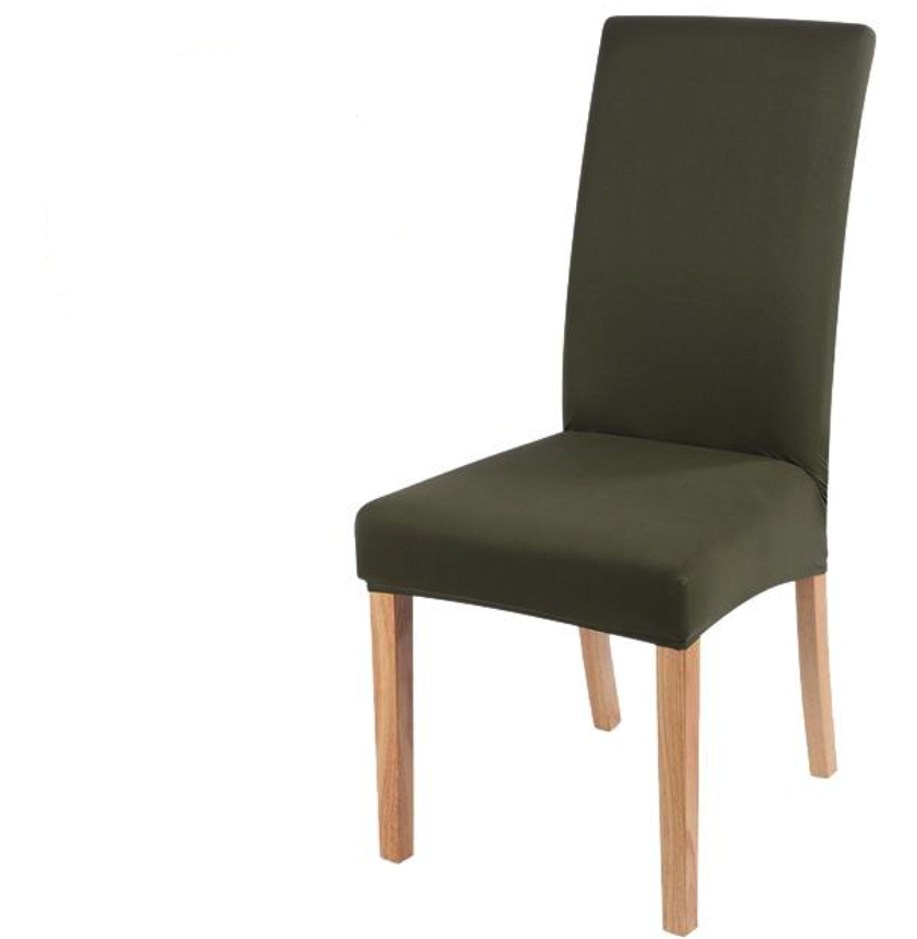 UB Set 6 huse pentru scaun model KHAKI simplu CC-96