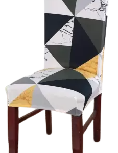 Set 6 huse pentru scaun model abstract