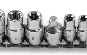 Set 9 Tubulare SINA Chei Torx Interior 1/4" si 3/8"