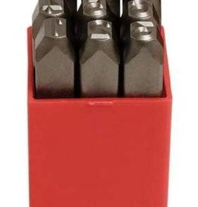 Set 9 poansoane cifre 8 mm