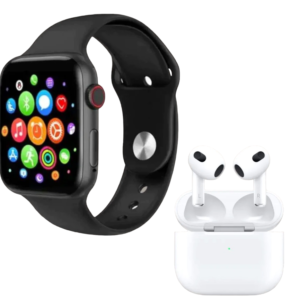 Set Ceas Smartwatch Inteligent si casti wireless BARBATI