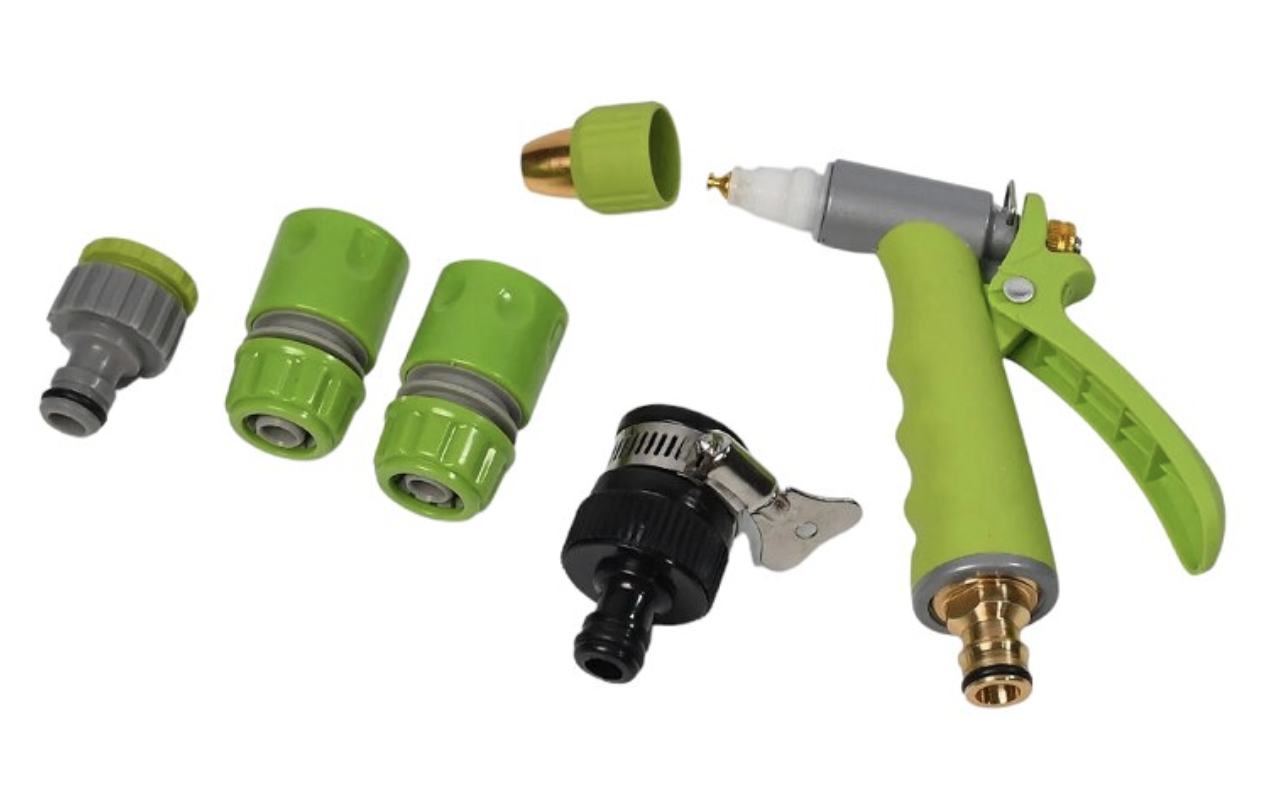 Set cap pentru furtun/conectori VERDE multifunctional