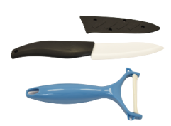 Set cutit din ceramica+decojitor pentru legume