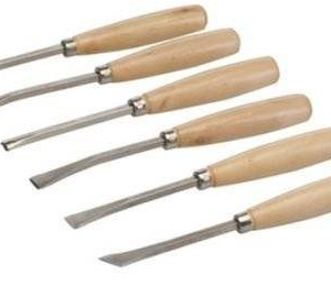 Set dalti sculptura  gravat 6 piese