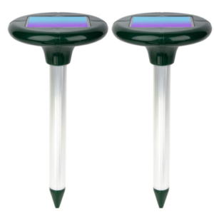 Set de 2 aparate solare cu ultrasunete contra cartite soareci popandai si alte rozatoare