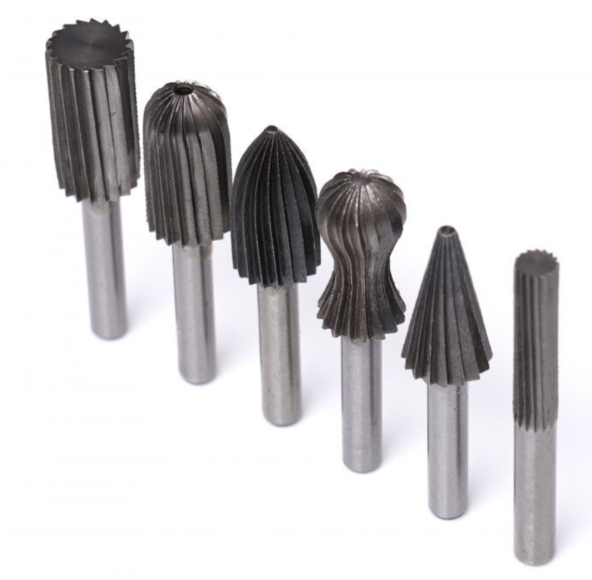 UB Set de 6 freze pentru metal diferite modele coada de 6mm