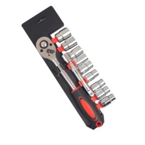 Set de Chei Tubulare 1/2" cu Clicket - 12 Bucati