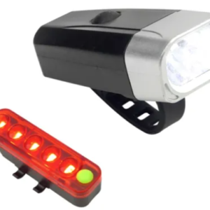 Set de lumini (fata-spate) QX-T0605 reincarcabile pentru bicicleta