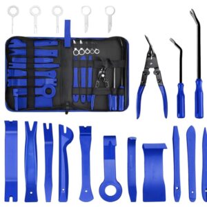 Set husa 19 piese extractoare pentru radio tapiterie cleme auto