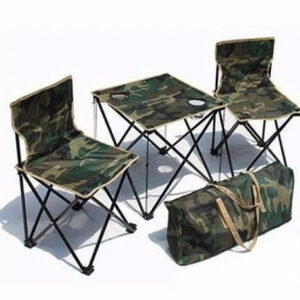 Set masa si 2 scaune pentru camping