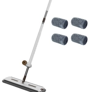 Set mop rotativ cu 4 lavete microfibra