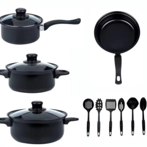 Set oale si ustensile 13 piese editie black