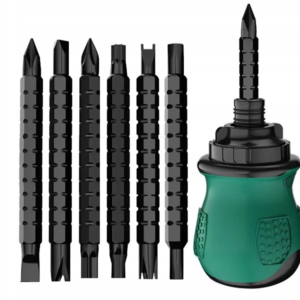 Set surubelnita CRV cu biti 13 in 1 Otel Verde/Negru