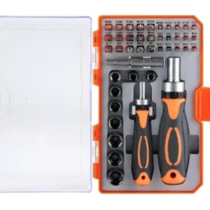 Set surubelnite cu clichet Andowl 42 în 1 Q GJ001 Portocaliu/Negru