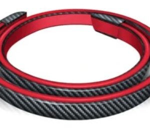 Spoiler portbagaj spate cu LED stil fibra de carbon 120 cm