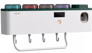 Sterilizator UV cu suport pentru periuță de dinți/Dozator de pastă