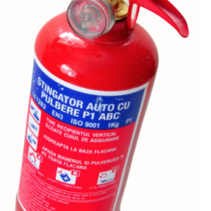 Stingator 1 Kg cu pulbere ABC si cu ceas