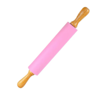 Sucitor aluat Lemn Silicon 43 cm Roz Maro