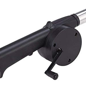 Suflanta manuala pentru gratar intretinerea focului din plastic si otel 25cm