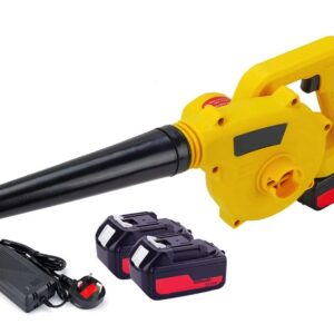 Suflator de frunze fara fir 48V electric puternic 2 in 1 cu 2 acumulatori 48V