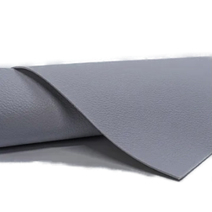 Sul autoadeziv din piele ecologica (imitatie piele) 75 CM x 250 CM GRI inchis cu textura