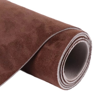 Sul piele sintetica tip Alcantara 0.75 x 2.5m MARO INCHIS tapiterii capitonaje auto