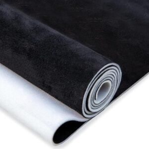 Sul piele sintetica tip Alcantara 0.75 x 2.5m NEGRU tapiterii capitonaje auto