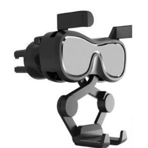 Suport auto mobil Q-ZG55 cu carlige reglabile pentru Grila Ventilatie Negru