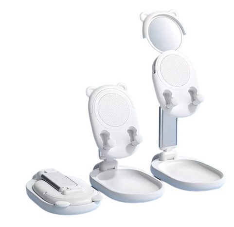 Suport de birou Q-Z72 pentru mobil cu Oglinda Pliabil